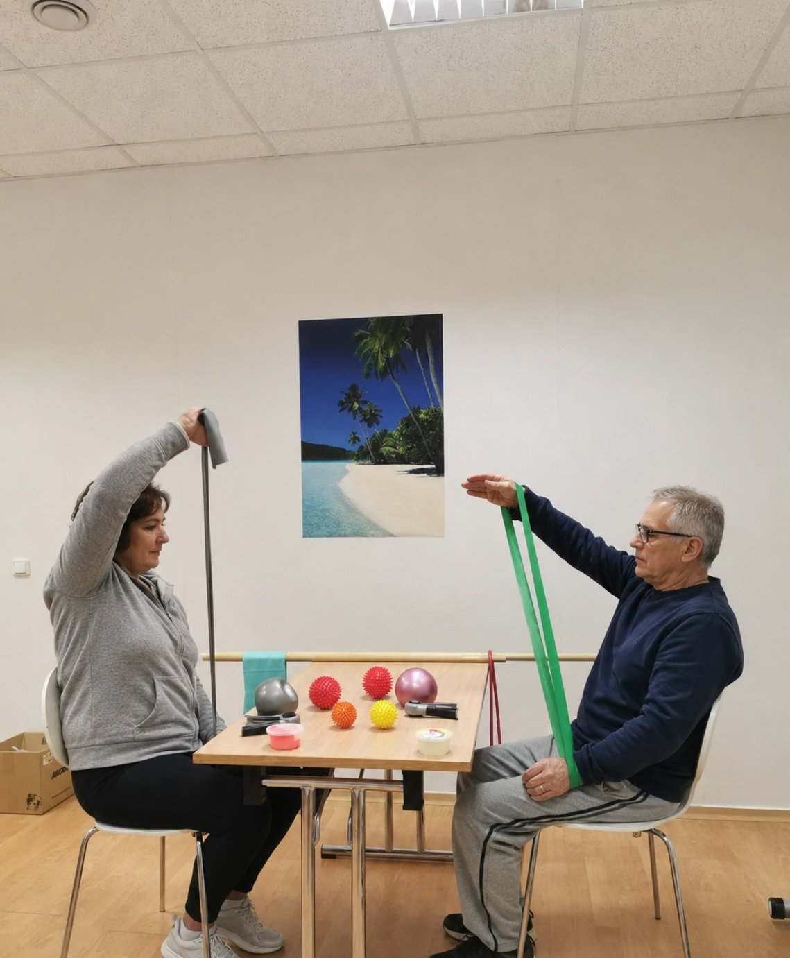 Liikumisharjutused Emyra Kodu keskuses
